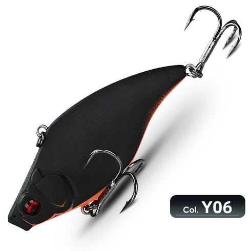 VIBRATION-X VIB 75mm 19g Wobblers Fishing Tackle Fishing Lures Vibration Bait for Full Depth Artificial Accessories